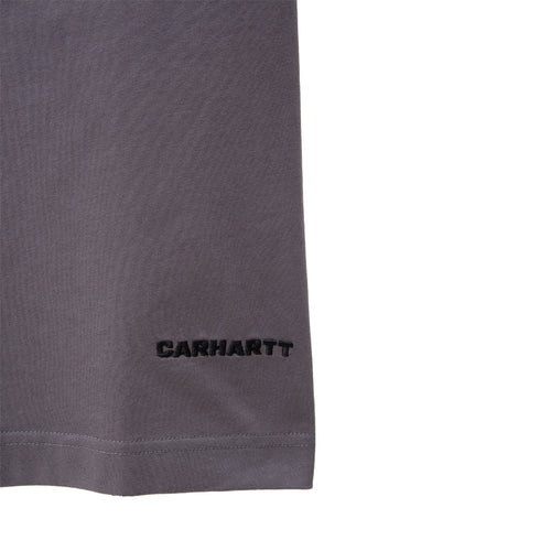 Carhartt WIP S/S Link Script T-Shirt Rhino/Black I031373_1DL_XX Degli Uberti